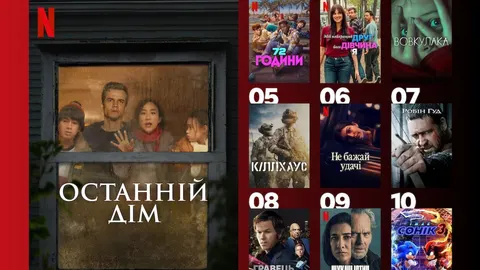 Топ-10 фільмів Netflix в Україні: що дивилися найбільше