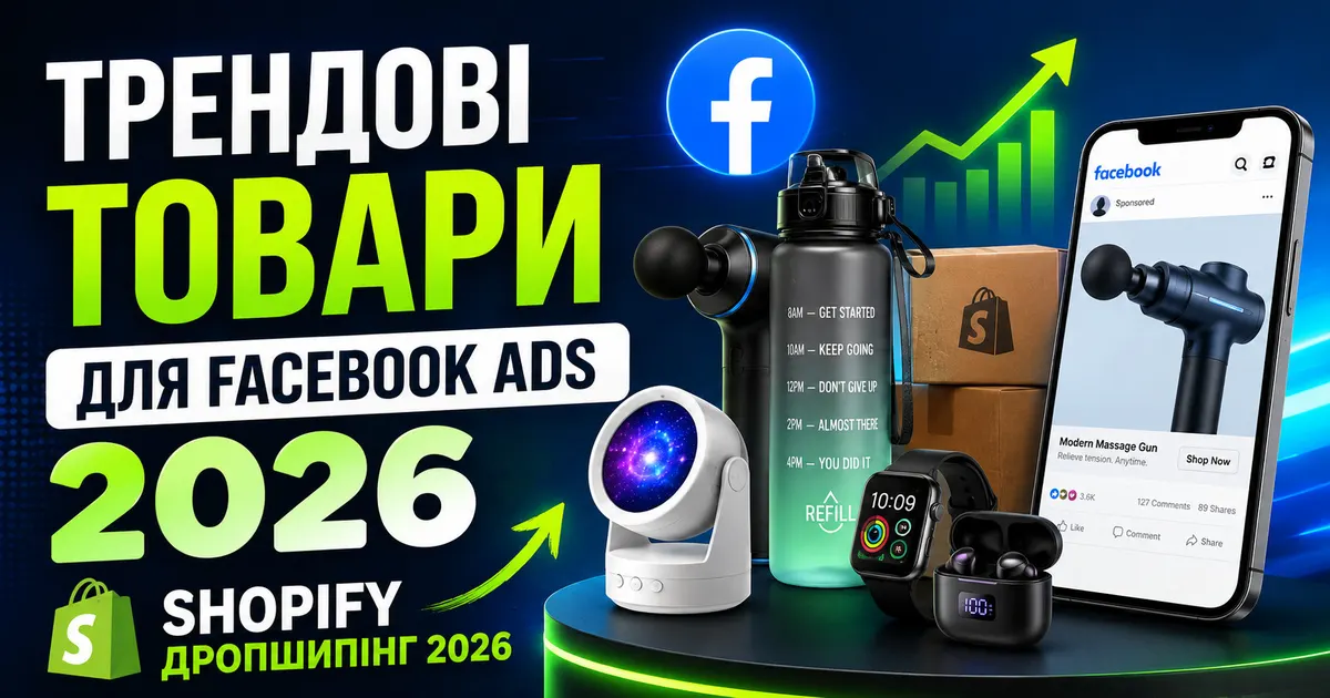Як знайти трендові товари для Facebook Ads у 2026 році