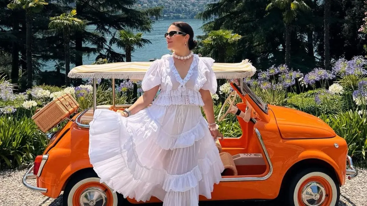 Іванна Онуфрійчук в Італії: білий total look за 309 тисяч гривень