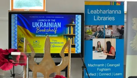 У бібліотеці ірландського Леттеркенні з’явилася полиця з українськими книжками